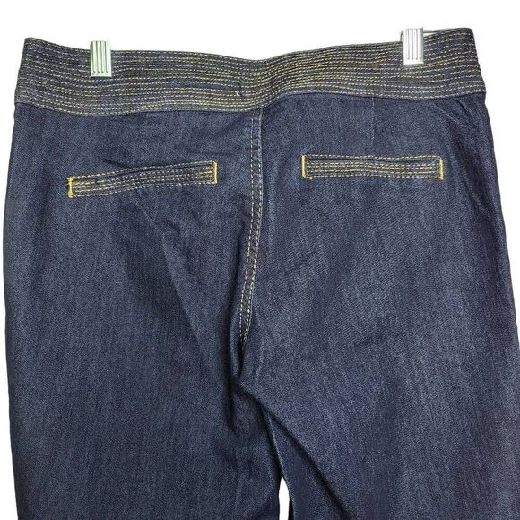 Cache Flare Leg Gold Accents Jeans Size 4 - Picture 8 of 9